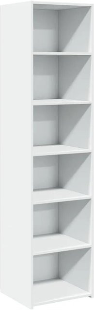 vidaXL Highboard Weiß aus Holzwerkstoff B/T/H: 45 x 41 x 185 cm - Bild 1