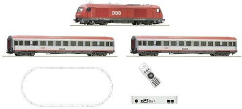 Roco H0 Digital-Set z21start mit ÖBB Diesellok Rh 2016 und Schnellzug - Bild 1