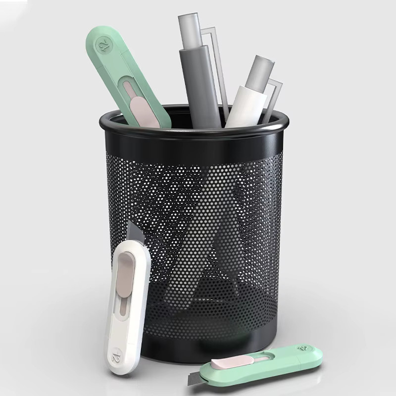 AXE SHAN Tragbarer Mini-Kartonöffner aus Kohlenstoffstahl in Weiß zum Öffnen von Paketen und Umschlägen - Bild 4
