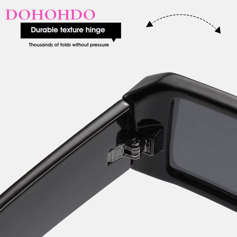 DOHOHDO Sonnenbrille, quadratisch, Vollrand, Kunststoff, Unisex - Bild 3