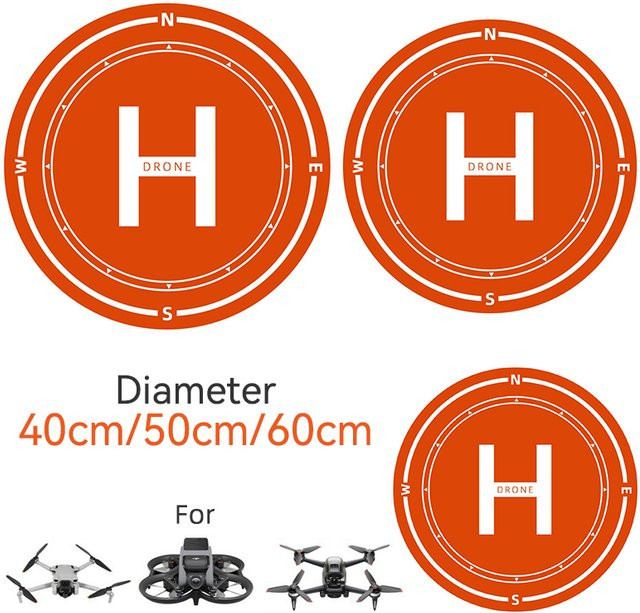 Wasserdichtes und schnell faltbares Helipad für DJI Lito X1, Neo 2, Mini 3 Pro, 4 Pro, Air 3 und Avata 2 Landeplatz Drohnenzubehör - Bild 1