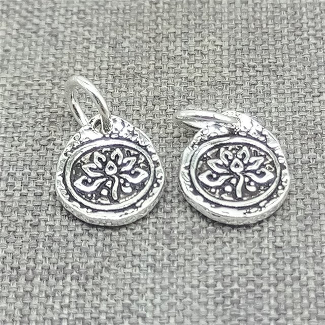 Zewelis Lotus-Anhänger, 925 Silber, Unisex - Bild 1