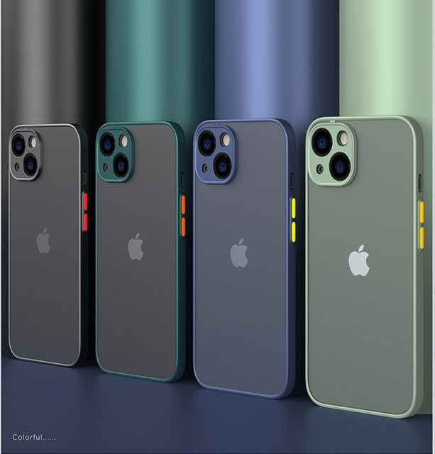 Stoßfeste Silikon Hard Cover Schutzhülle für Apple iPhone Modelle in Rot - Bild 1