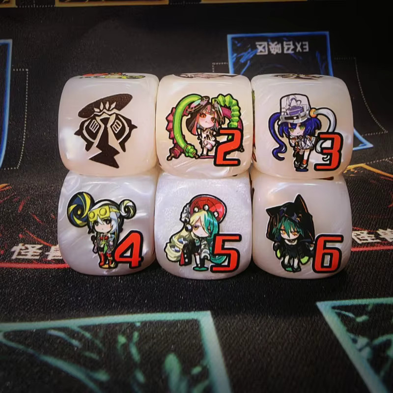 Yu-Gi-Oh! Kewl Tune Rotierender Mehrseitiger Brettspiel-Würfel, Rot, Bunt / Mehrfarbig, Zubehör - Bild 3