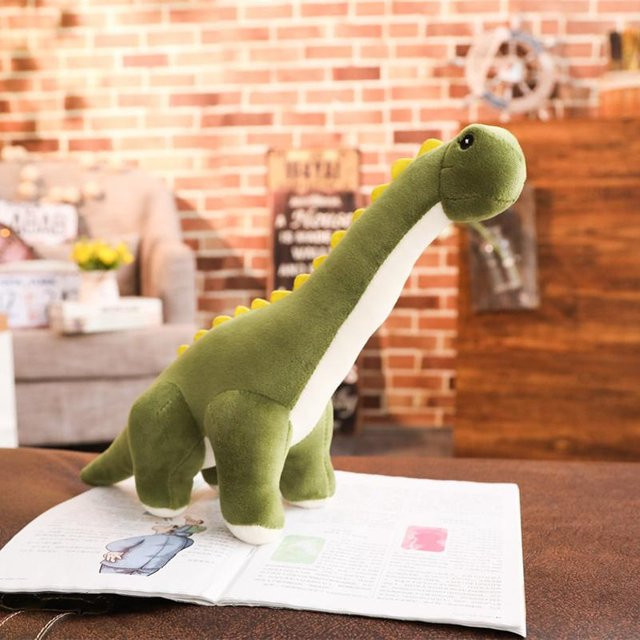 Kidsly Diplodocus Dinosaurier Plüschtier, Grün, 50cm - Bild 1