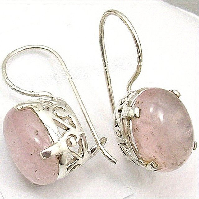 YoYo Ohrringe, ovale Anhänger-Ohrringe, synthetischer Opal, silberfarben, Damen - Bild 1
