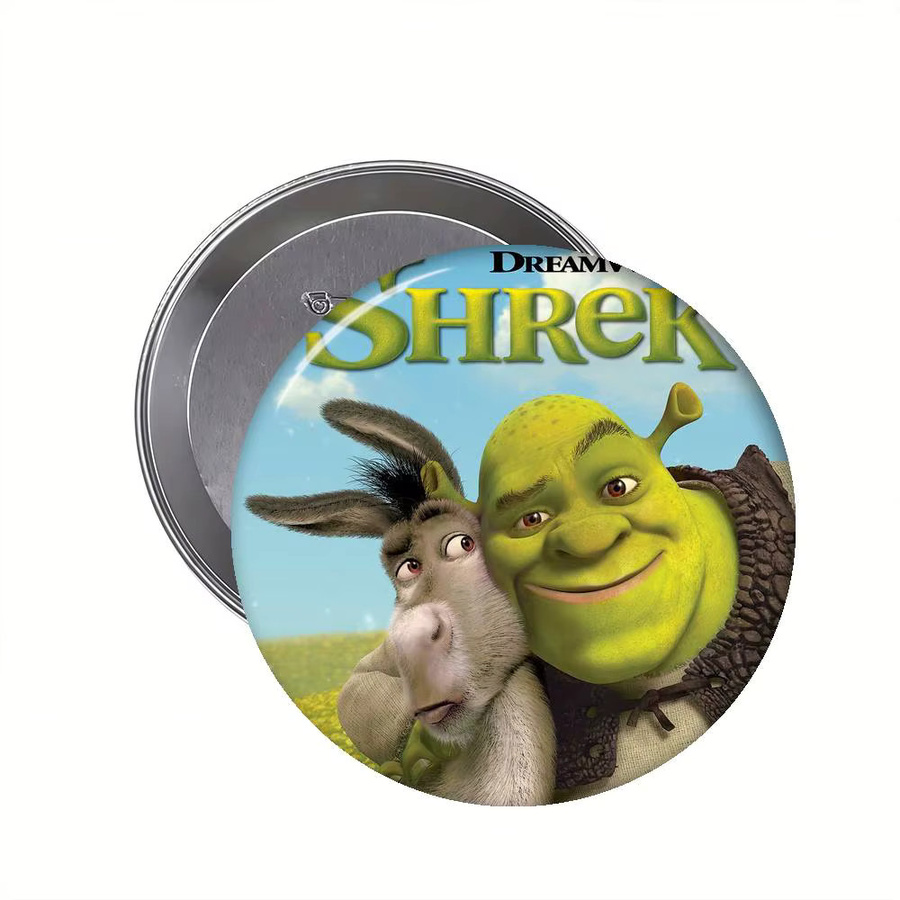Anstecknadel Shrek Cartoon, Metall, Bunt - Bild 4