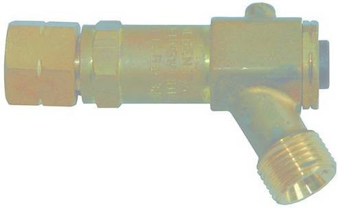 CellPack 146770 Schlauchbruchsicherung in Gold, 2 bar - Bild 1