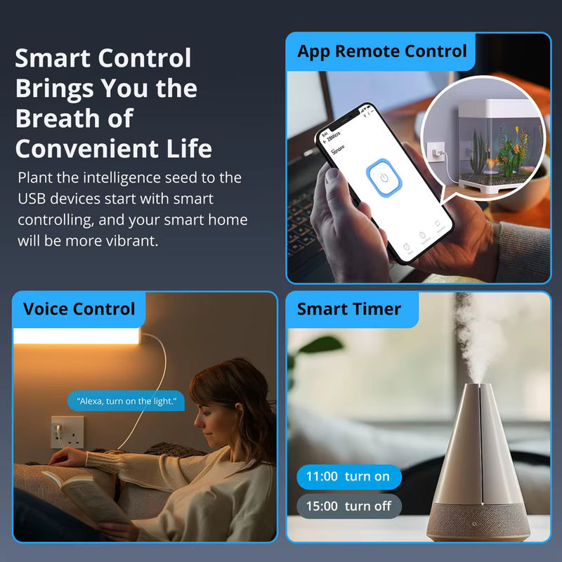 SONOFF ZBMicro Zigbee Micro USB Smart Adapter in Weiß zur Sprachsteuerung mit eWeLink, Alexa und Google Home - Bild 2