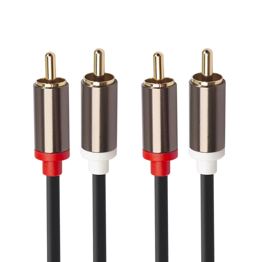 ALLOYSEED RCA zu RCA Audiokabel für TV-Verstärker und Lautsprecher, Schwarz - Bild 5