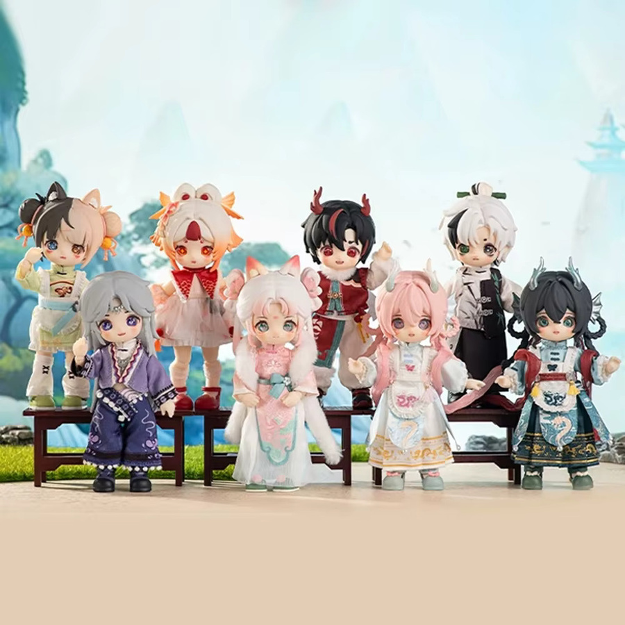 XiDonDon NAGI 4 Exchange The Untrammeled Traveler Series Blind Box, Gelenkpuppe, Anime-Actionfigur - Bild 2