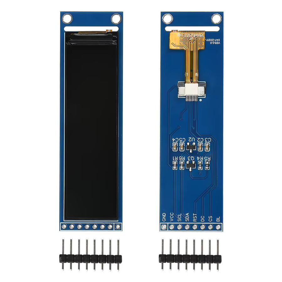 diymore 2,25-Zoll-TFT-LCD-Bildschirmmodul ST7789 mit SPI-Schnittstelle in Blau, B/H: 76 x 284 mm - Bild 3