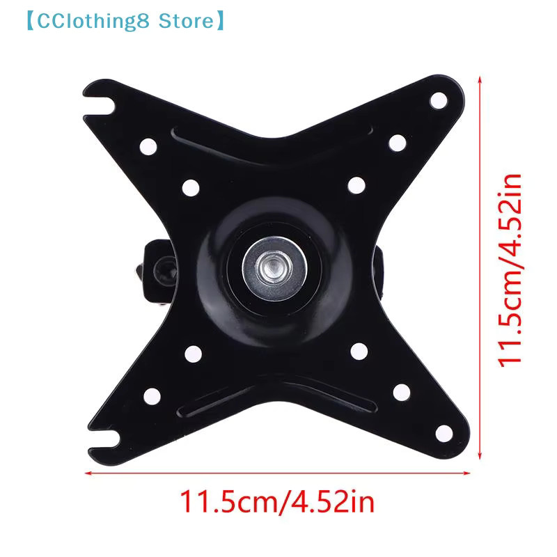 AliS8 Wandhalterung für Monitore mit Button-Box, VESA-Halterung 50 mm 75 mm 100 mm, 2-Achsen-verstellbare Montage für Sim-Rig, Schwarz - Bild 3