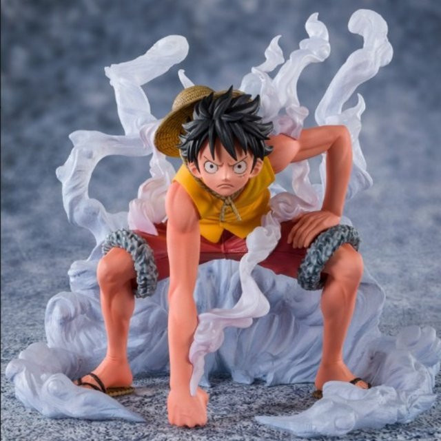 Bandai One Piece Luffy Second Gear, PVC-Puppe, Einzelfigur - Bild 1