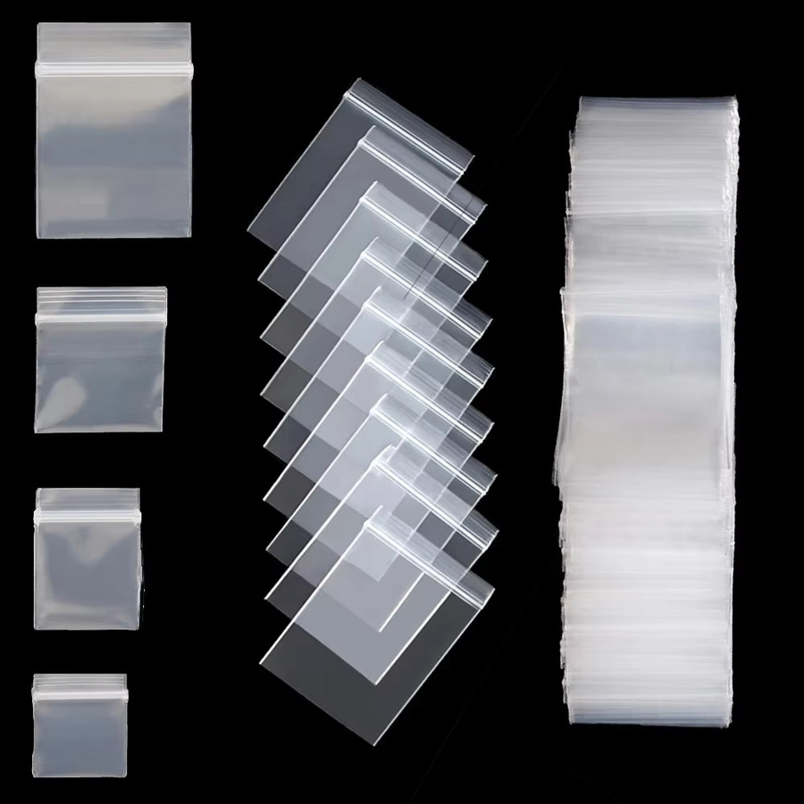 100 Stück Mini Ziplock Plastiktüten transparent wiederverschließbar für Schmuck und Kleinteile - Bild 7