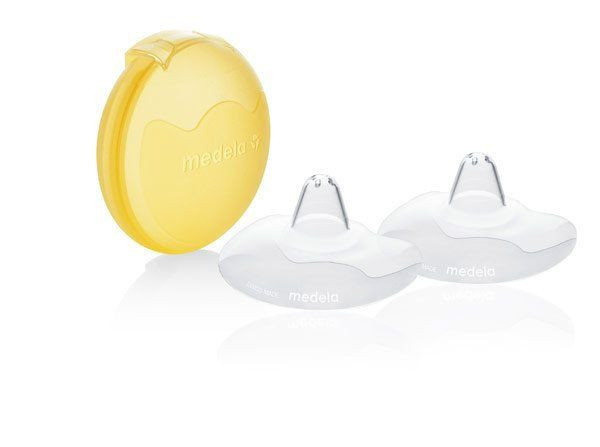 Medela Stillhütchen Contact 2er Pack Größe L aus Silikon BPA-frei - Bild 1