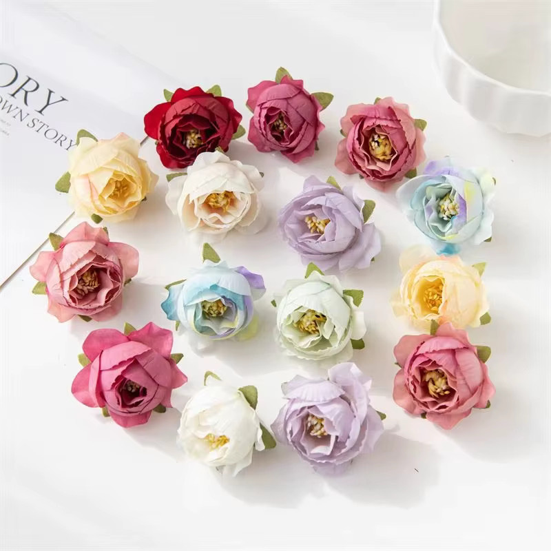 ZQCY Künstliche Seidenrosen in Multicolour für Hochzeit, Valentinstag und DIY-Dekoration - Bild 2