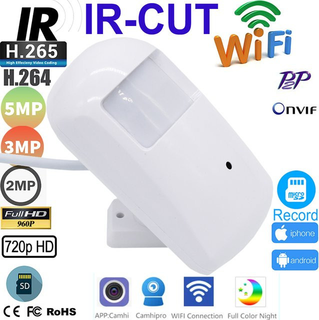 Camhi Drahtlose WiFi IP Überwachungskamera mit 2MP HD Auflösung, Onvif, RTSP und 940nm Nachtsicht in Weiß - Bild 1