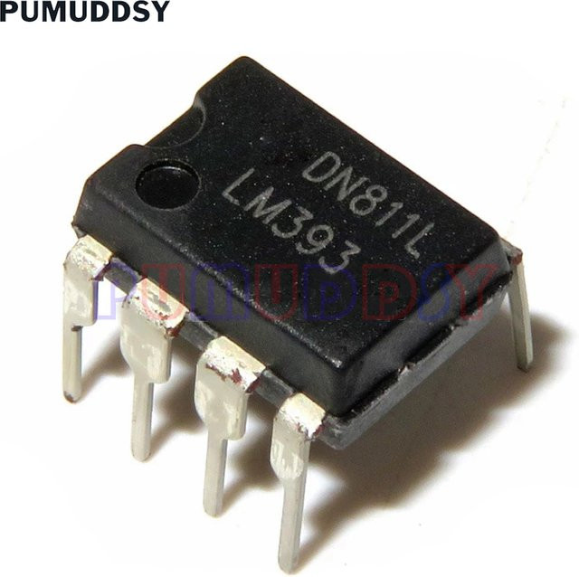 PUMUDDSY LM393P DIP-8 IC Set, 10 Stück, Schwarz - Bild 1