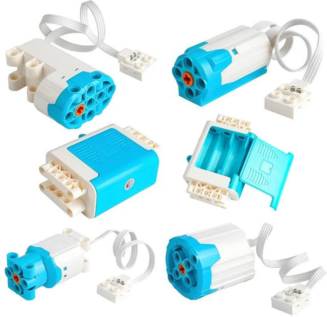 Stemedu MOC Power Functions Baustein-Set mit Servomotoren und AA-Batteriekasten für Lego-Spielzeug - Bild 1