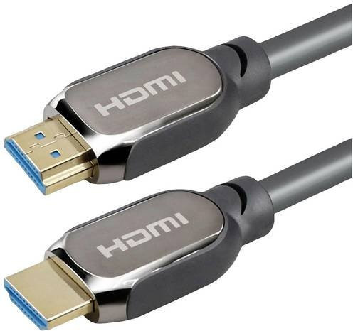 Roline HDMI Anschlusskabel 8K UHD in Schwarz mit 3 m Länge - Bild 1