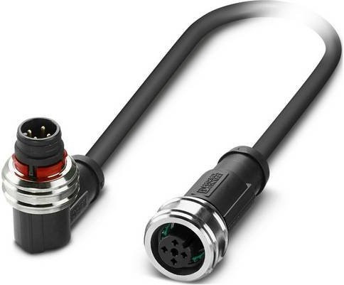Phoenix Contact Sensor-Aktor-Kabel 4-polig in Schwarz und Grau, Länge: 1,5 m - Bild 1