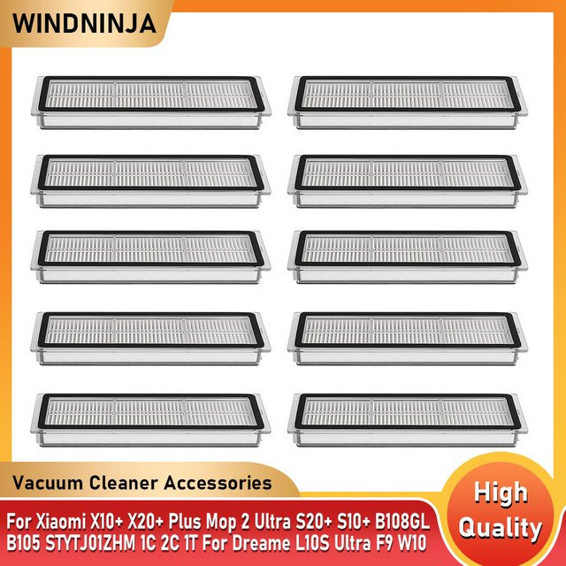 HEPA-Filter für Dreame L10S Ultra, F9 und W10 sowie Xiaomi X10+ X20+ Plus S20+ in Weiß - Bild 1