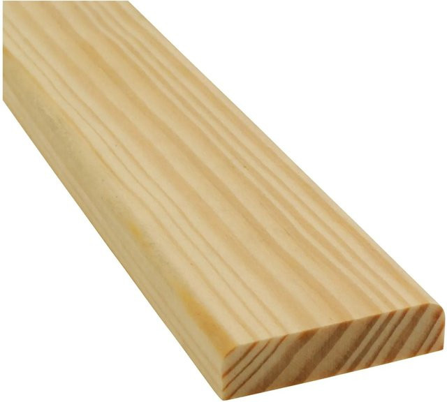 Döllken Profiles Tapetenleiste Kiefer in Braun und Beige, rustikal, B: 40 mm, H: 5 mm, L: 2400 mm - Bild 1