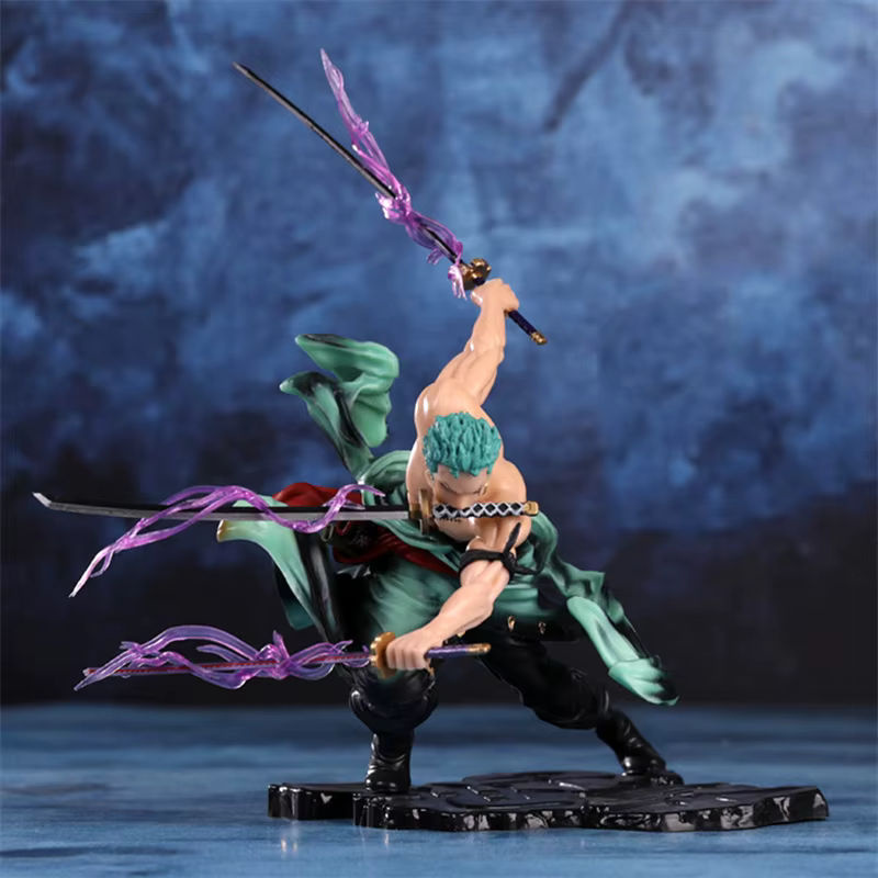 Bandai Roronoa Zoro Anime Actionfigur Drei-Klingen Sa-Maximum aus PVC, mehrfarbig, Höhe: 10 cm - Bild 6