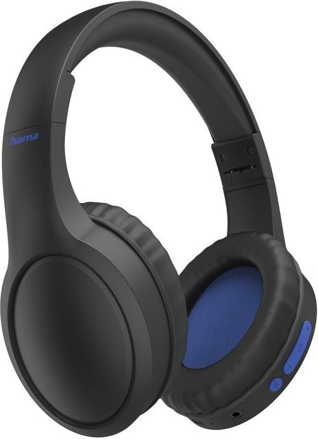 Hama Spirit Focused Over-Ear Bluetooth Kopfhörer mit ANC und Mikrofon in Schwarz-Blau - Bild 1