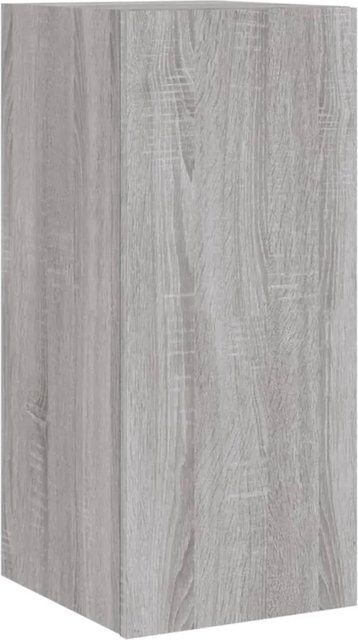 vidaXL TV-Wandschrank mit LED-Leuchten in Grau Sonoma, B/T/H: 30,5 x 35 x 70 cm - Bild 1