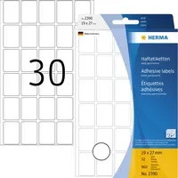 HERMA Universaletikett aus Papier in Weiß, B x H: 19 x 27 mm - Bild 1
