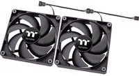 Thermaltake CT120 Gehäuselüfter für PC, Schwarz - Bild 1