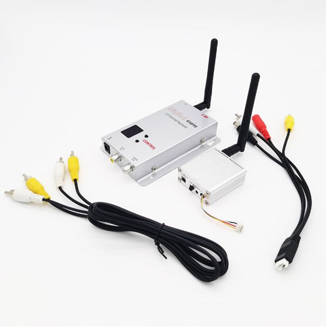 RCMOY 2.4G 1W Drahtloser AV-Sender und Empfänger Analog VTX in Silber für FPV Quadcopter und RC Autos - Bild 1