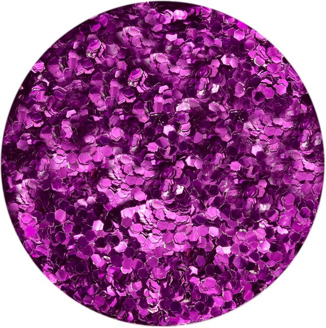 Glorex Bio Glitter grob Violett - Bild 1