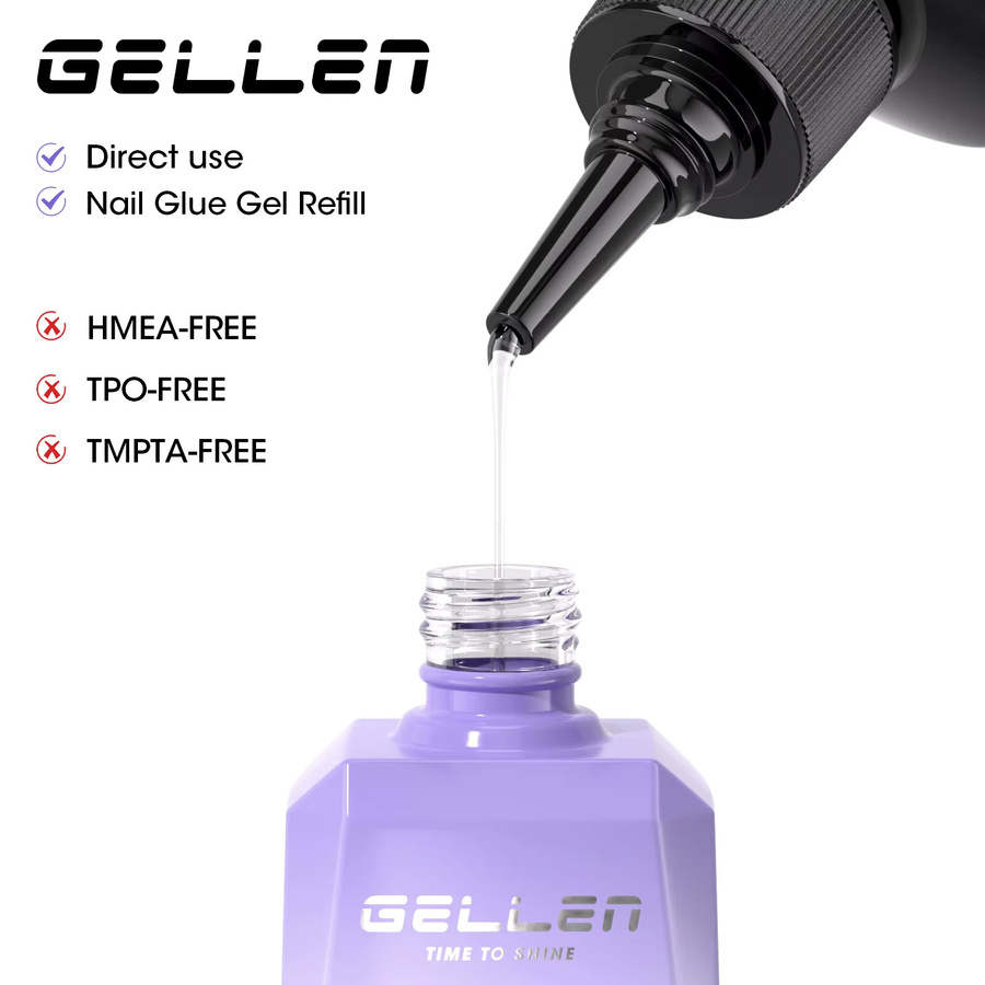 GELLEN Gel-Nagelkleber, 100 ml, UV-Licht aushärtend - Bild 3
