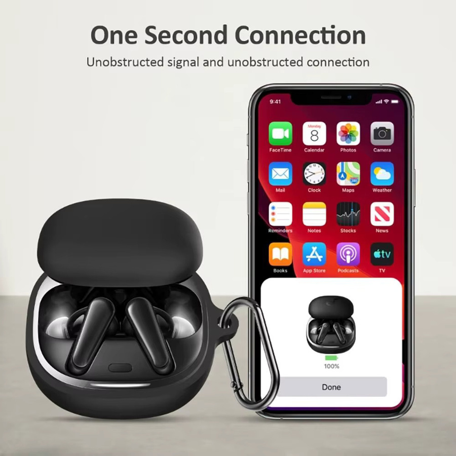 Silikon Kopfhörer Schutzhülle für Anker Soundcore Liberty 4 True Wireless In-Ear Kopfhörer in Grün - Bild 3
