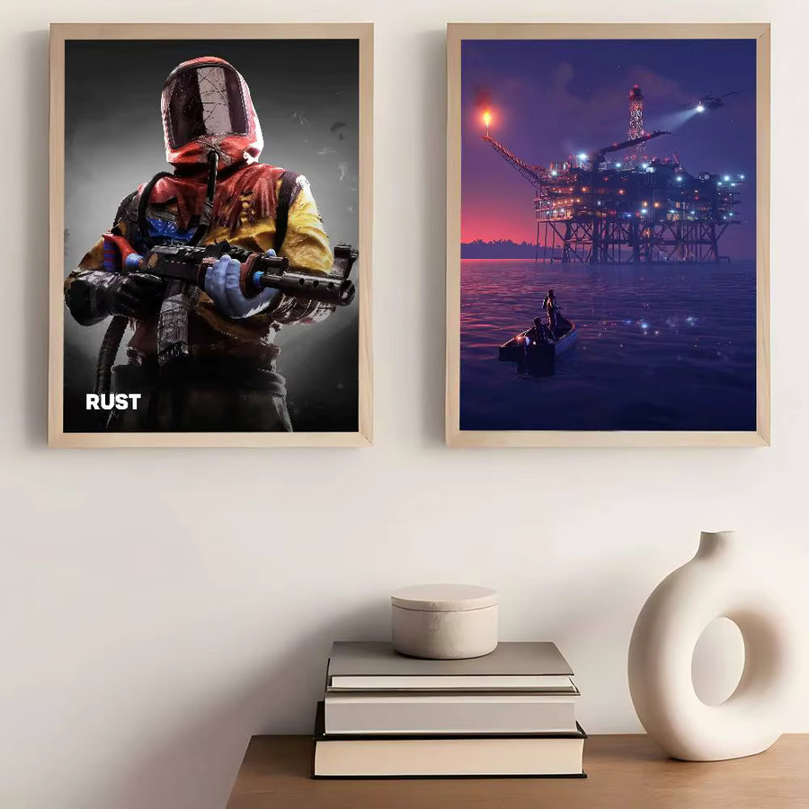 Wasserfestes Rust Anime Poster als selbstklebender Papieraufkleber für deine Kawaii Raumdekoration - Bild 3