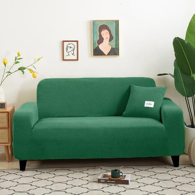 YZFZP Jacquard Sofabezug für 1-4 Sitzer, rutschfest, Farbe: Hellgrün - Bild 1