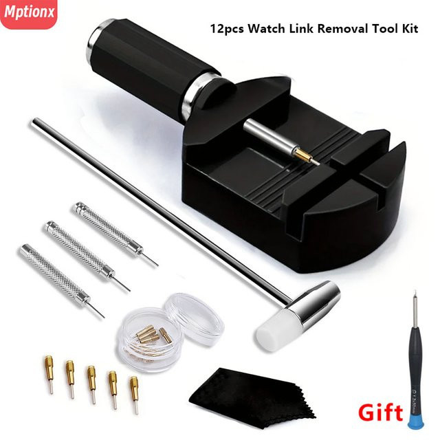 Mptionx Armband Reparatur Tools Kit, Edelstahl, Schwarz, Unisex - Bild 1