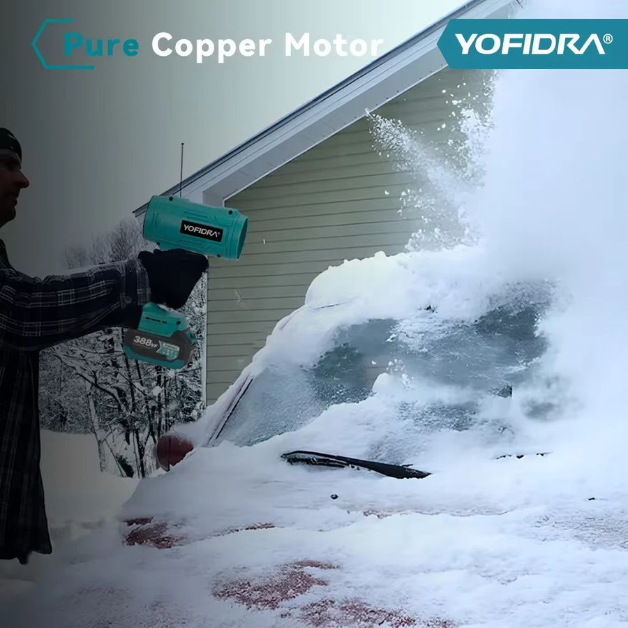 YOFIDRA Elektrisches Turbo Gebläse Handheld Luftpistole für Makita 18V Akku zum Trocknen und Reinigen von Auto, Schnee und Staub - Bild 4