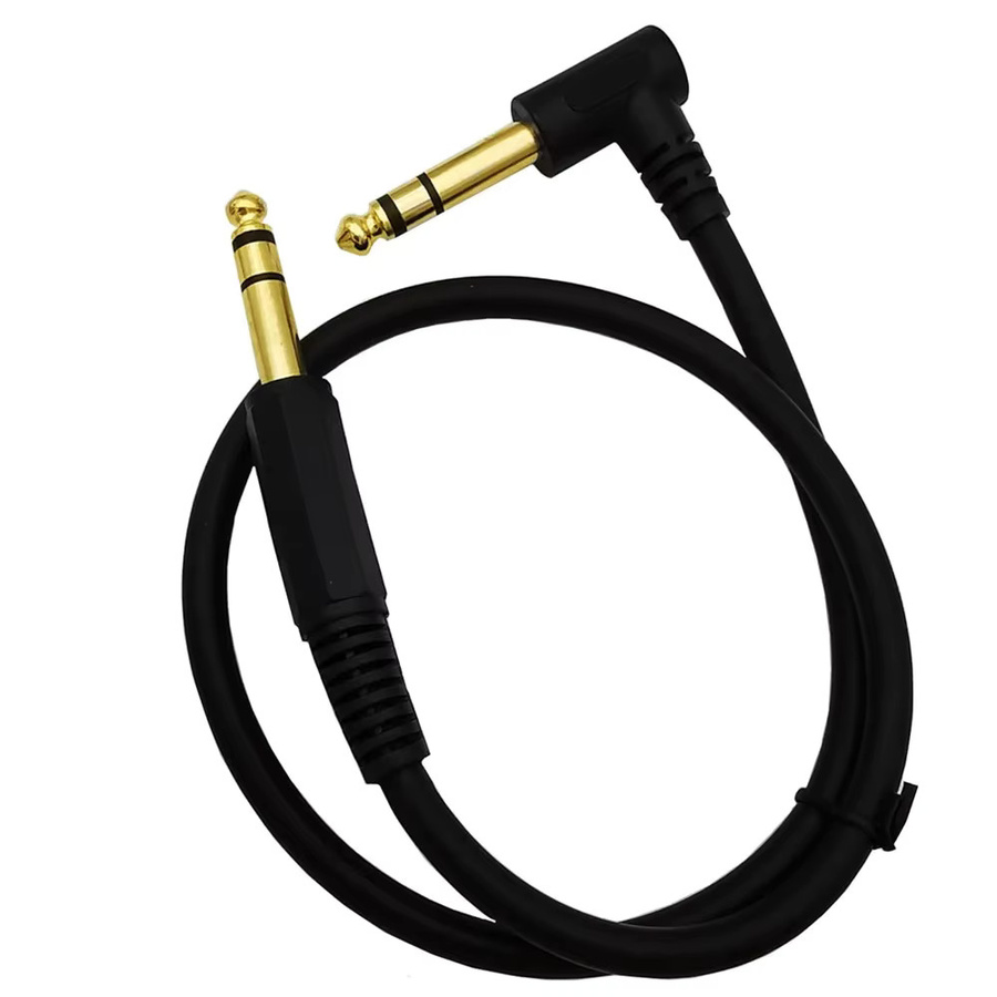 BSN Stereo-Audiokabel mit 3,5 mm Klinkenstecker und 6,35 mm TRS-Stecker, schwarz - Bild 4