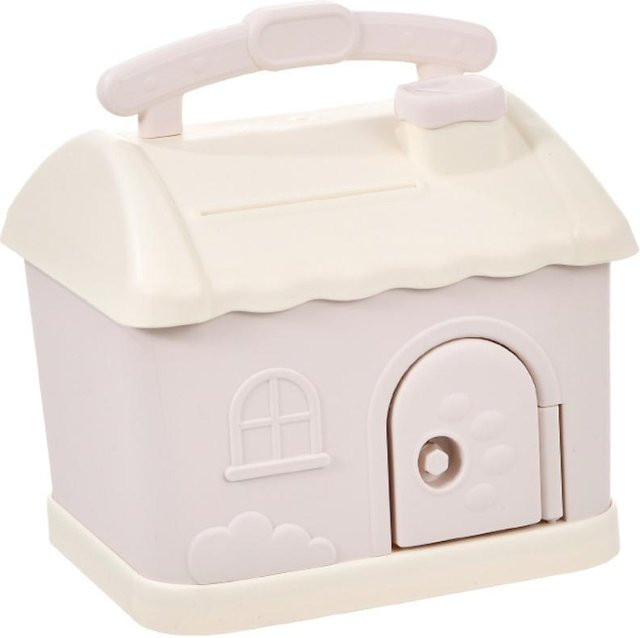 Unzerbrechliche Spardose von CosyHome in Weiß für Kinder und Jugendliche, B/T/H: 18,0 x 15,5 x 20,0 cm - Bild 1
