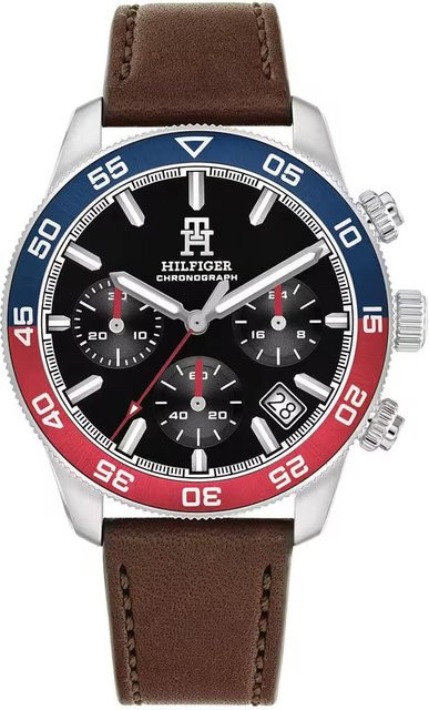 Tommy Hilfiger Armbanduhr, Quarz, Edelstahl, 44 mm, Herren - Bild 1