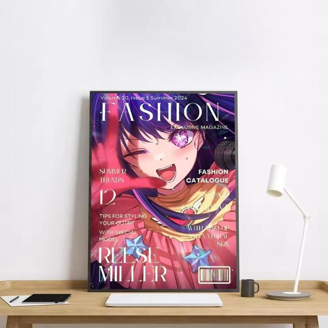 Gemini Art Museum Anime O-Oshi No Ko Hoshino Ai Poster, Mehrfarbig, Breite: 40 cm, Höhe: 50 cm - Bild 1