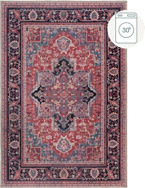 Flair Rugs Vintageteppich Windsor in Rot, B: 120 cm, T: 170 cm - Bild 1