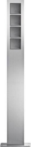 Hager REM404X Standsäule aus Edelstahl in Silber - Bild 1