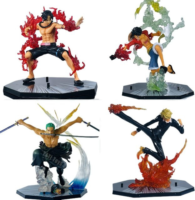 Bandai One Piece Luffy Zoro Sanji Ace Sammelfiguren, Set / Bundle - Bild 1