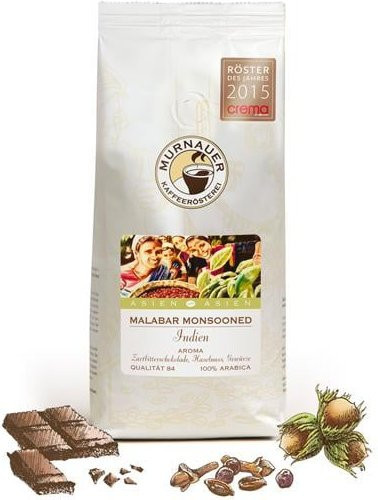 Murnauer Kaffeerösterei Malabar Monsooned Indien Kaffee 1 kg - Bild 1