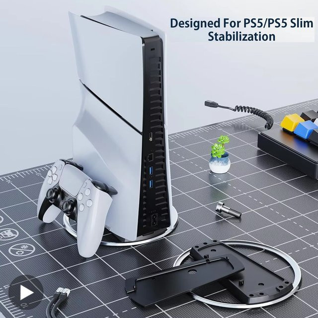 Sony Vertikale Halterung für PS5 Slim und PS5 Pro in Schwarz - Bild 1